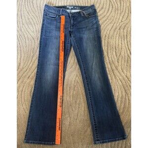 Wrangler Rock 47 Ultra Low Rise Western Blue Jeans Size 29x32